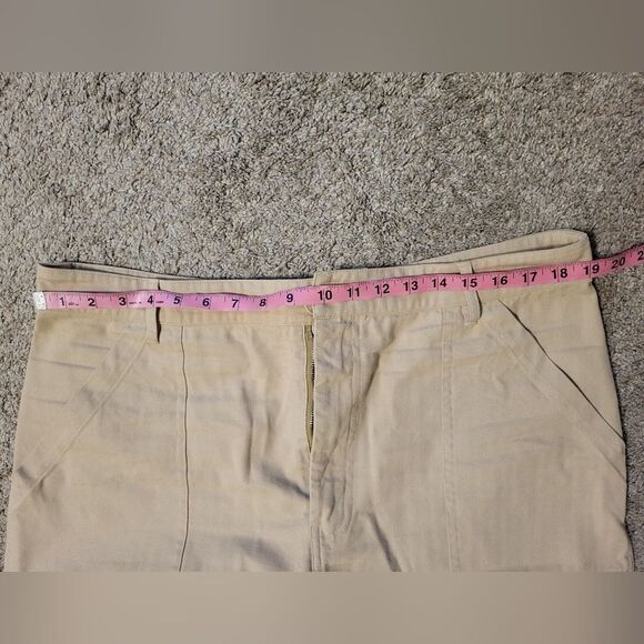 Men's Khaki Beige Cotton Workwear Casual Pants W38 Regular UK38 Spring NWT - Picture 2 of 6